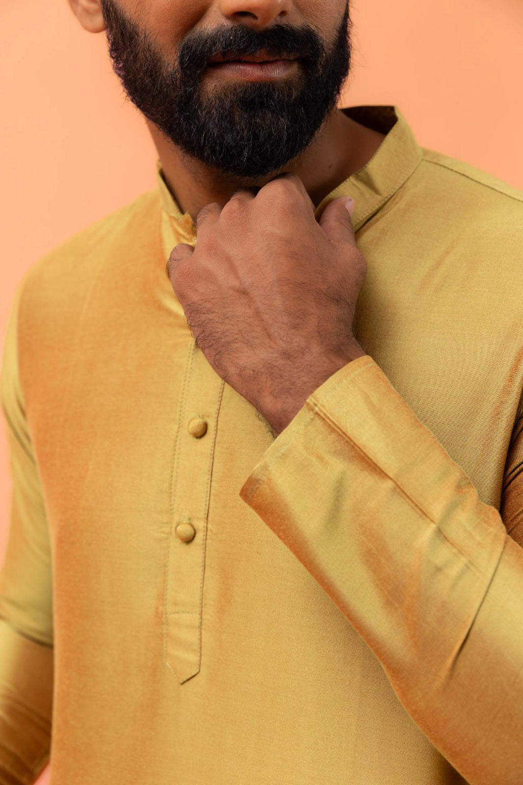 Men Yellow Haldi Kurta