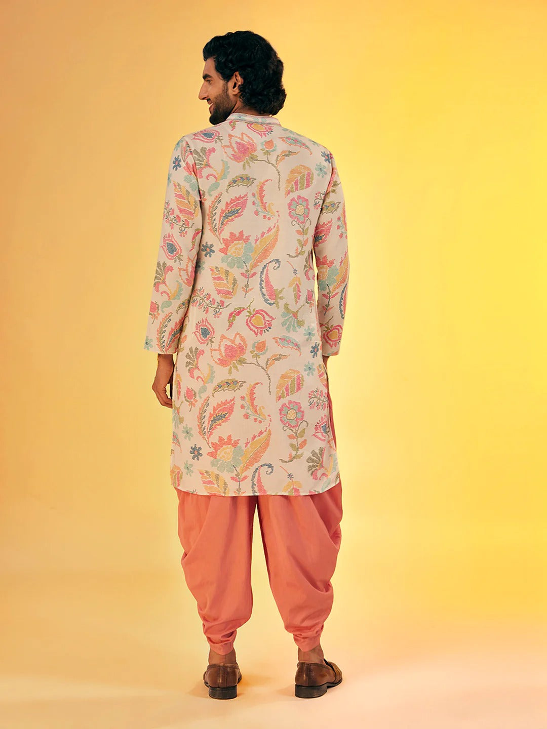 Men's Multi Haldi Kurta