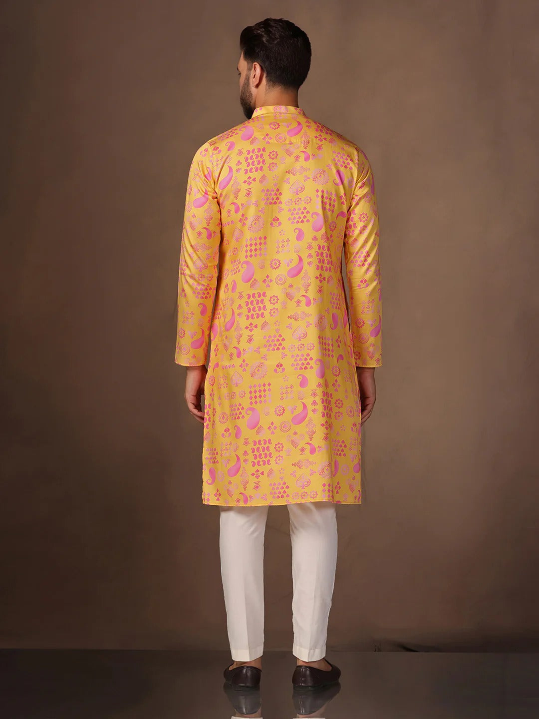 Men's Yellow Haldi Kurta